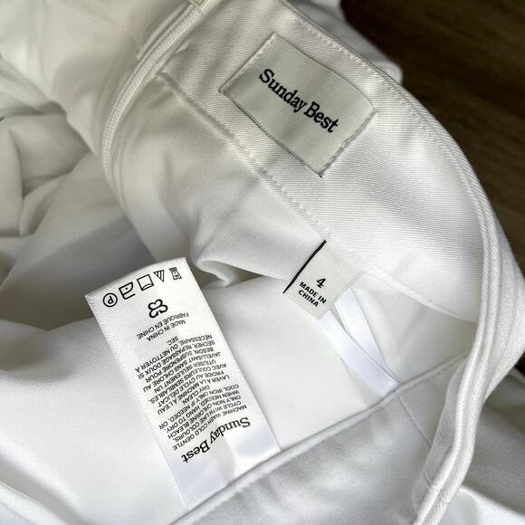 NWT Sunday Best Olive Mini White Size 4 - Picture 4 of 7